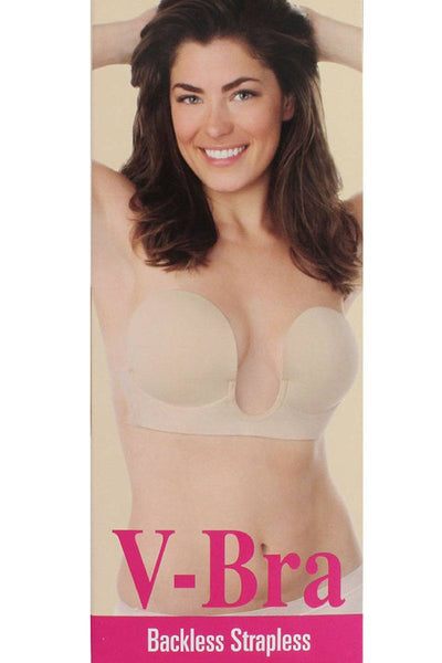 Nude Ladies v-bra backless strapless bra