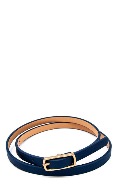 Chic skinny fashion belt