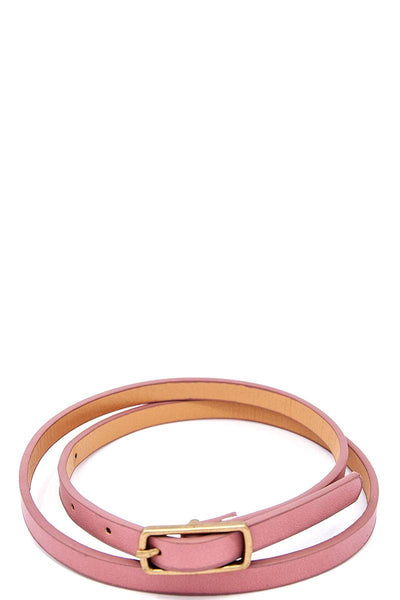 Chic skinny fashion belt