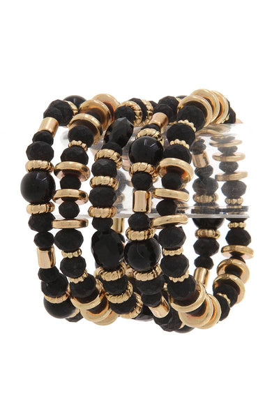 Beaded stretch bracelet