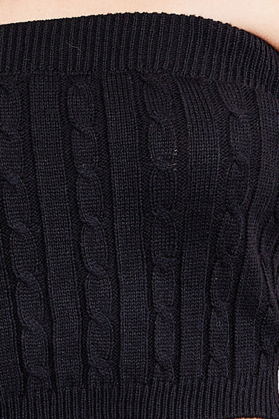 Twisted Effect Tube Sweater Top